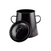 Fettdose 5L. Schwarzer Emaille 10452