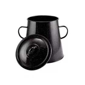 Fettdose 5L. Schwarzer Emaille 10452