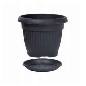   Blumentopf mit Sockel Anthrazit Dce45, Pod37-S433 - 450X350X450Mm