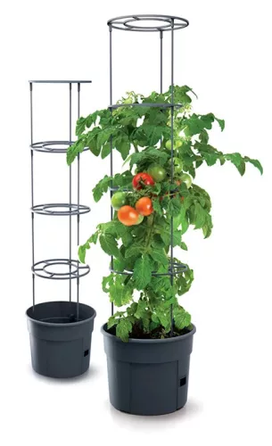 Flower Pot Tomato Planter S.Anthracite Ipom400-S433 392X1530Mm