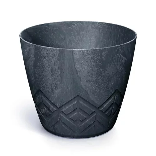Virágcserép 300e areco beton ef.antracit dare300e-s433 295x246mm