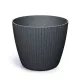 Virágcserép 400 lamia round woo antracit dlam400w-s433w