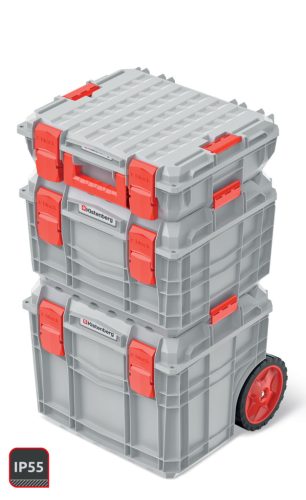 SZERSZÁMOSLÁDA MOBIL 3 RÉSZ. ABS ZÁR KXCS454080-4C C-BLOCK 450X380X800MM