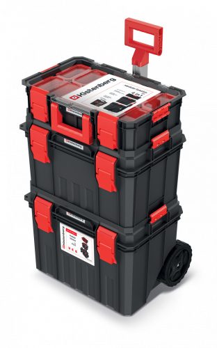 Toolbox Mobile 3-Part Abs Lock Kmss553585B Modular 530X355X825Mm