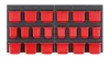 Werkzeughalter Wand 22Stk Ablagefächer Kor6-S411 800X195X392