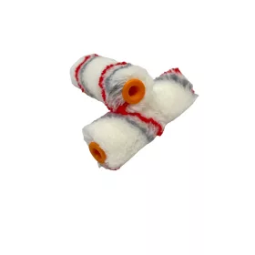   Rolă de vopsea 10 cm * 15, filtru alb din poliacril, 2 buc., roșie, 29406/2