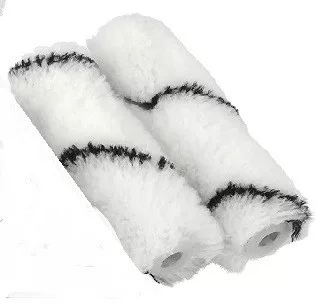 Rolă de vopsea 10 cm * 15 microfibră alb maro 30456/2