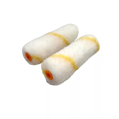 Rolă de vopsea 10 cm * 15 poliester alb galben 02406/12