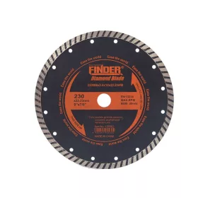 DIAMOND CUTTING BLADE 230MM TURBO FINDER 195562
