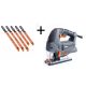Jigsaw + 5R Blade Set 800W Finder 197260 Led Laser