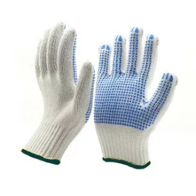 CÉRNAKESZTYŰ 65GR. PÖTTYÖS 1PÁR 12P/CS. 13-1