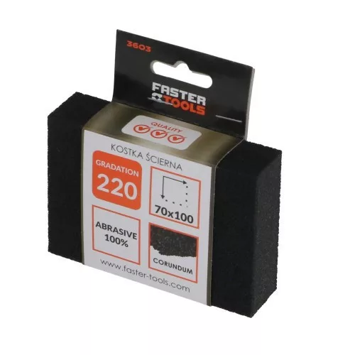 HÂRTIE ȘLEFUITĂ 70X100MM P80 2592 FASTER TOOLS