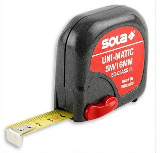 Maßband Stahl 5M Um5 Grau Sola