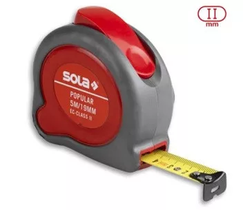 Maßband Stahl 5M Pp5 Rot /19Mm/ Sola