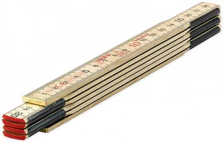 Holzlineal 1M Feder Naturlineal H 1/6 Sola