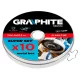 TRENNSCHEIBE FÜR METALL 115*1.0*22MM 10PCS GRAPHIT