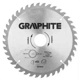LAMĂ DE FIERĂSTRĂU CIRCULAR 180*30MM GRAFIT 40 DINȚI
