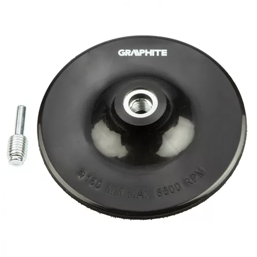 PLACĂ DE CAUCIUC 150MM*M14 + AX ​​GRAFIT