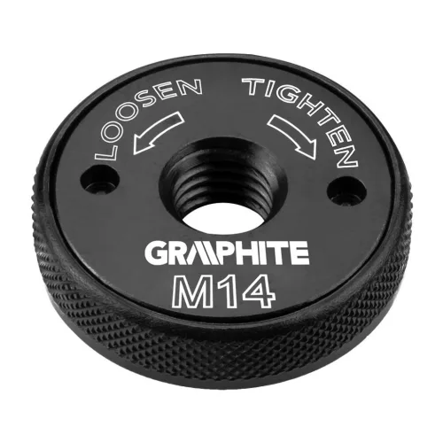 SCHNELLSPERRMUTTER FÜR WINKELSCHLEIFER CLICK GRAPHITE M14
