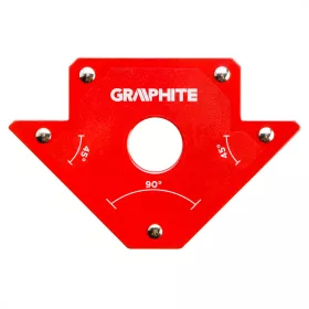 Rechtwinkliger Schweißmagnet 102*155*17Mm Graphit