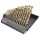 Metall-Schneckenbohrersatz. Kobalt 1–10 mm 19R. Graphit