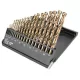 Metall-Schneckenbohrersatz. Kobalt 1–10 mm 19R. Graphit