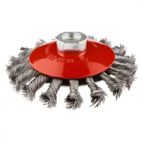 Steinbürste 100mm M14 gestreift 0,5mm Graphit