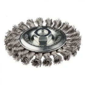 Steinbürste 115mm M14 gestreift 0,5mm Graphit