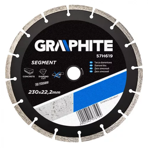 DIAMOND CUTTING DISC 230 SEGMENT 2.7MM GRAPHITE