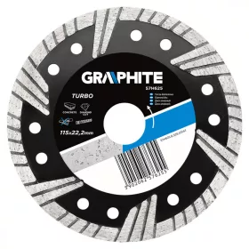 DIAMOND CUTTING BLADE 115 TURBO 2.4MM GRAPHITE