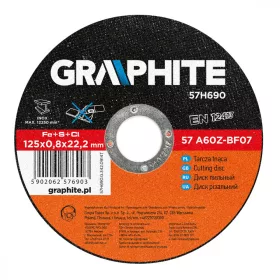 TRENNSCHEIBE STAHL 125*0.8*22MM 57A60Z GRAPHIT