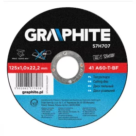 TRENNSCHEIBE METALL 125*1,0*22MM 41 A60-T-BF GRAPHIT