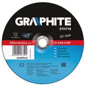 TRENNSCHEIBE METALL 230*1,9*22MM 41 A46-S-BF GRAPHIT