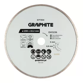 GYÉMÁNT VÁGÓKORONG 230*22,2M VIZES GRAPHITE