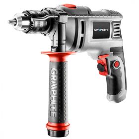   Mașină de găurit cu impact 550W 13Mm 1.4Kg + carcasă din grafit