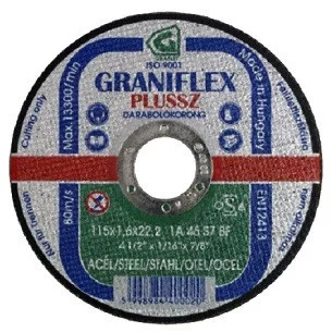 VÁGÓKORONG FÉMRE INOX GRANIFLEX 40436 125*1*22MM