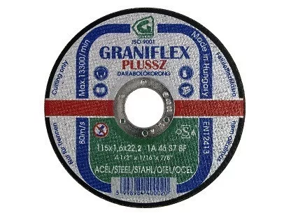 TISZTÍTÓKORONG FÉMRE GRANIFLEX 45015 125*6*22