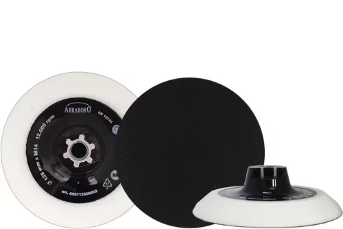 PLACĂ DE CAUCIUC 125*12MM*M14 VELCRO MOALE GERMANĂ