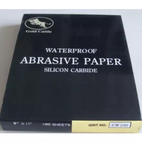 SANDING PAPER WATERPROOF 230 x 280 MM P280 A/4 P280