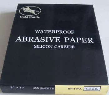 SANDING PAPER WATERPROOF 230 x 280 MM P280 A/4 P280