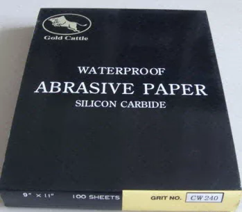 SANDING PAPER WATERPROOF 230 x 280 MM P1000 A/4 P1000