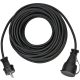 Extension Cord 15M Black H05R Ip44 1161510 Brennenstuhl Rubber