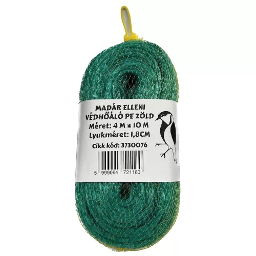 Vogelschutznetz 4M*10M Pe Grün Q 1,8Cm
