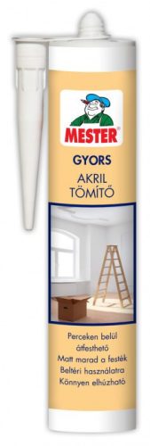 Akril Gyors Tömítő 310Ml Festhető Fehér Mester