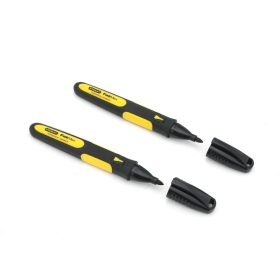 Marker Fatmax Long Black Stanley 2Pcs 0-47-312