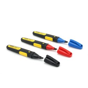 Marker Pen Fatm.3Pcs.Black.Red,Blue Stanley 0-47-315