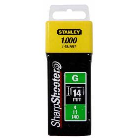 TŰZŐKAPOCS G TIPUS 14MM 1000DB STANLEY 1-TRA709T