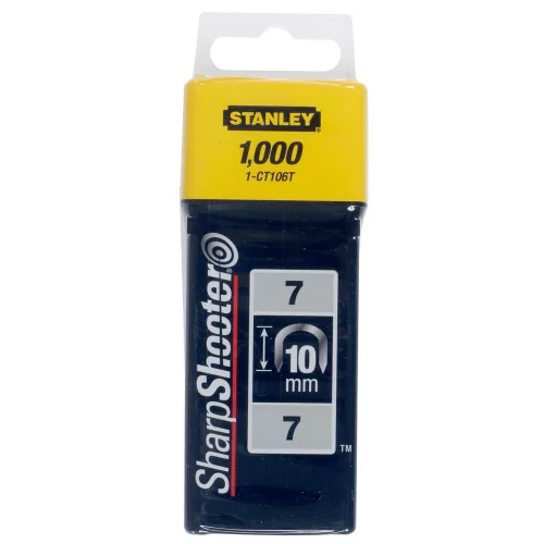 KÁBELTŰZŐ KAPOCS 10MM 1000DB - STANLEY 1-CT106T