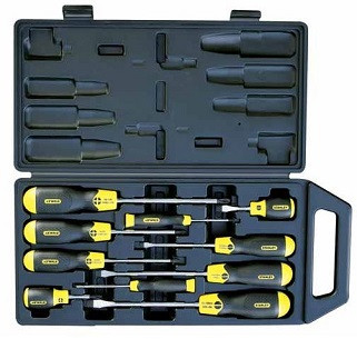 Screwdriver Set 10R. Cush. Ph,L Stanley* 2-65-005