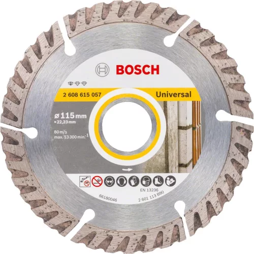 DIAMOND CUTTING BLADE UNIVERSAL BOSCH 115Q 2608615058